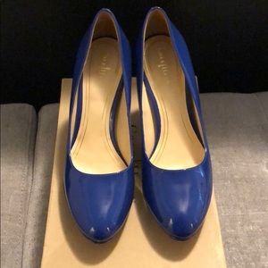Cole Haan Chelsea Pump- Cobalt Patent Leather